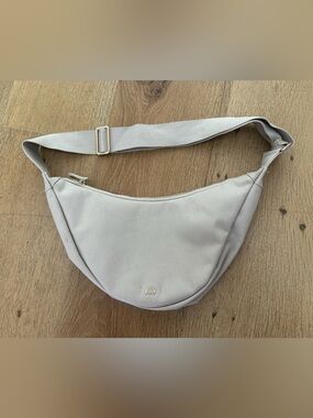 July cross body canvas bag - new - cream color